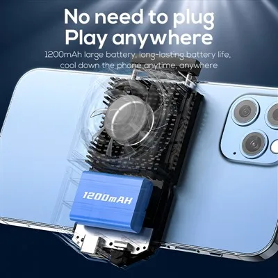 Radiator Telepon Semikonduktor Dengan Baterai 1200mAh Untuk Game For Peace